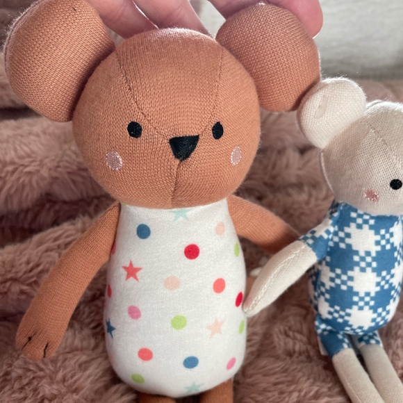 TARGET PILLOWFORT BIG MOUSE AND LITTLE MOUSE PLUSH TOYS NEW - Picture 2 of 7